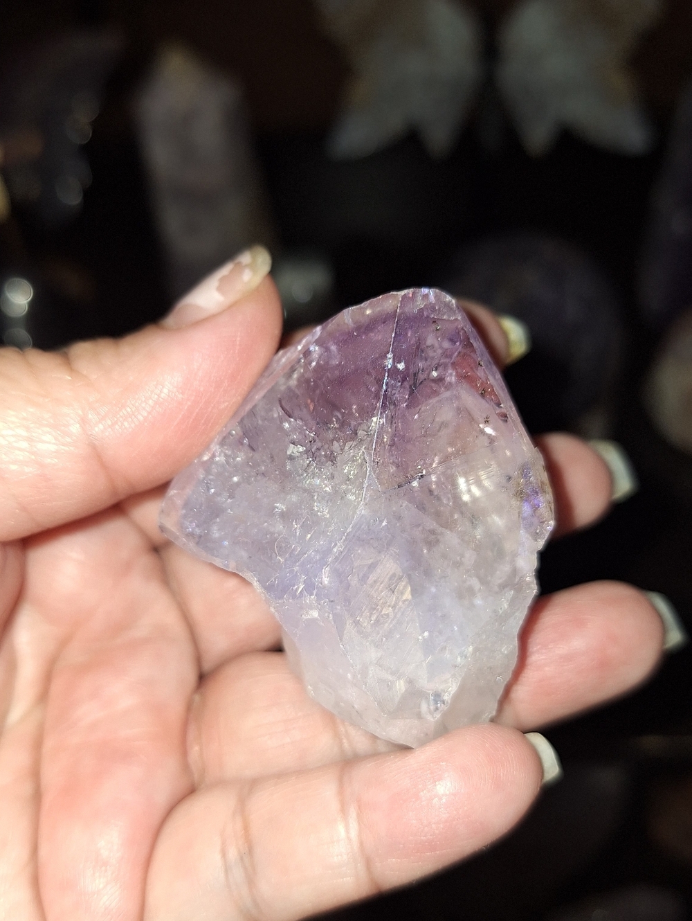 Amethyst Titanium Point